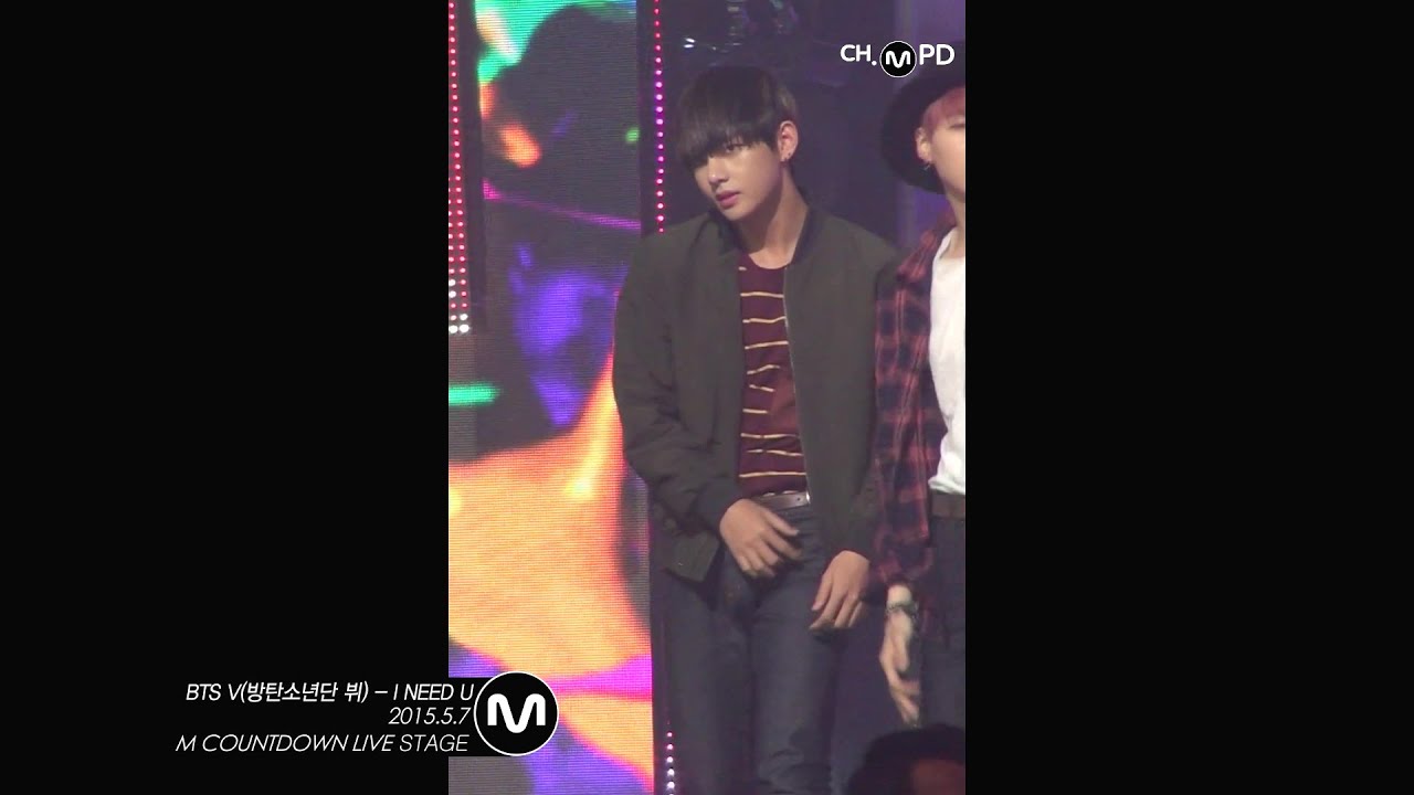 [MPD직캠] 방탄소년단뷔 직캠 I NEED U BTS V Fancam Mnet MCOUNTDOWN 15057