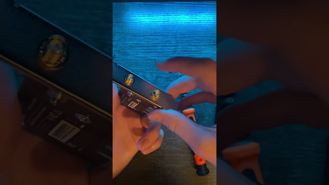 How to install a TP Link Archer AX3000 / TX55E Wifi Card #tplink #technology #techtutorial #pcbuild
