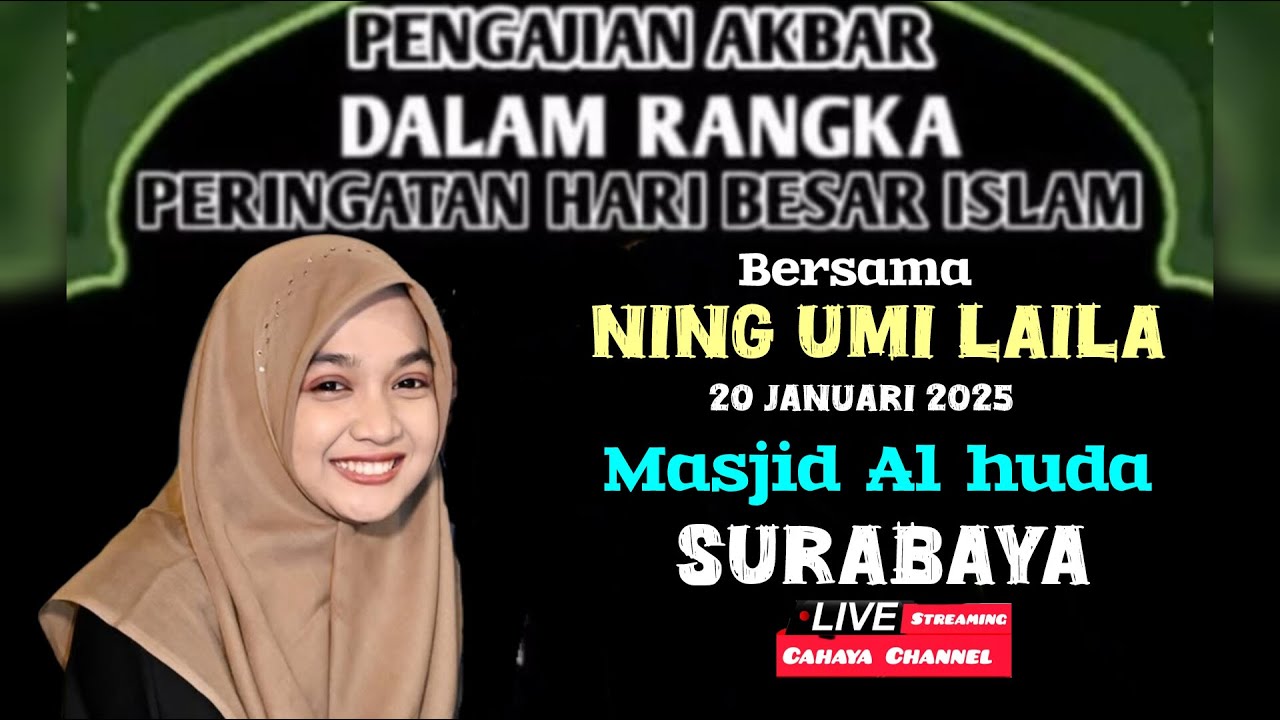 🔴LIVE NING UMI LAILA // MASJID ALHUDA TENGGUMUNG WETAN //SURABAYA