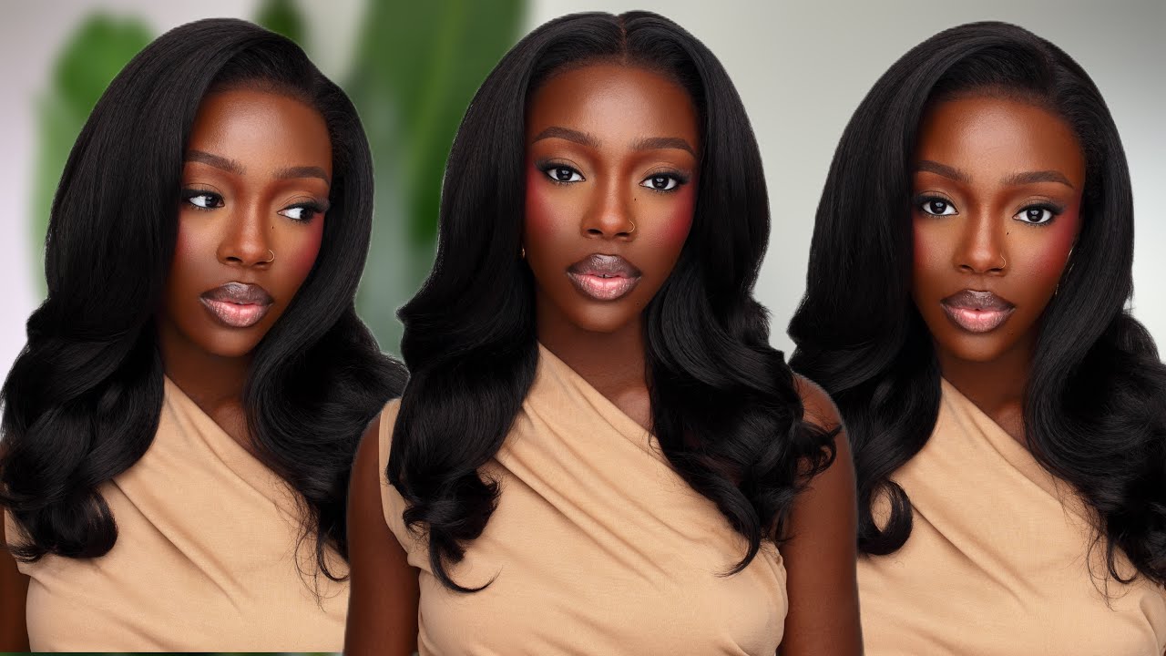 *New* Sensationnel Curls Kinks & Co Kinky Edges 13x6 Kinky Blowout 20" | Okemute Ugwuamaka