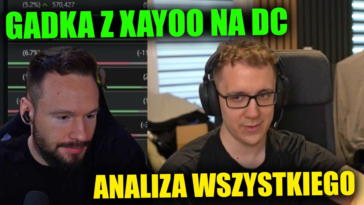 SUCHAR PORANNY STRIM, GADKA Z XAYOO NA DC, ANALIZA WSZYSTKIEGO, KIEDY PRZERWA XAYOO?