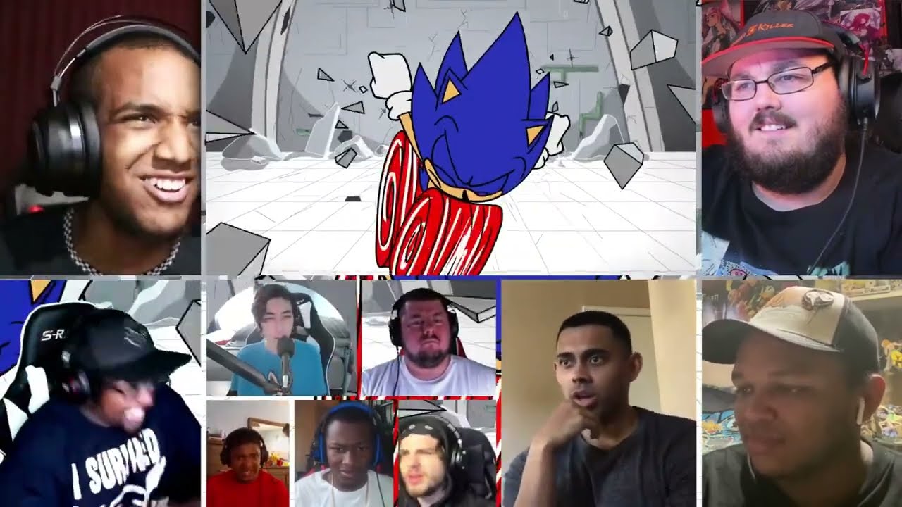 🎵Sonic: Enter the Sonicverse! BATTLE RAP🎵 [REACTION MASH-UP]