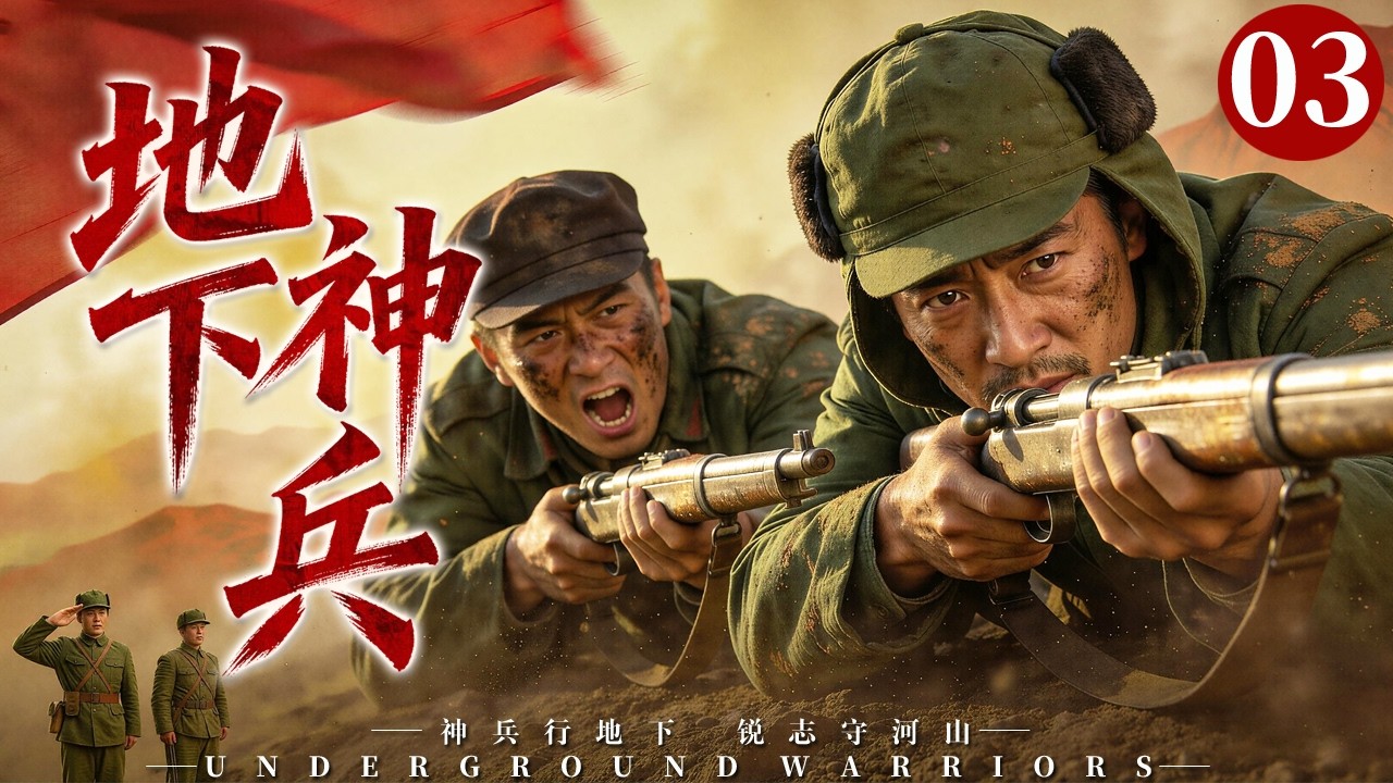 【高分抗战剧】地下神兵03⚔️ | 日军重兵围剿、汉奸内鬼作祟，一支地下神兵绝地反击，书写以弱胜强的抗战传奇！老戏骨同台飙戏，正邪对决燃爆荧屏！⚔️ #王千源 #王奎荣 #侯天来