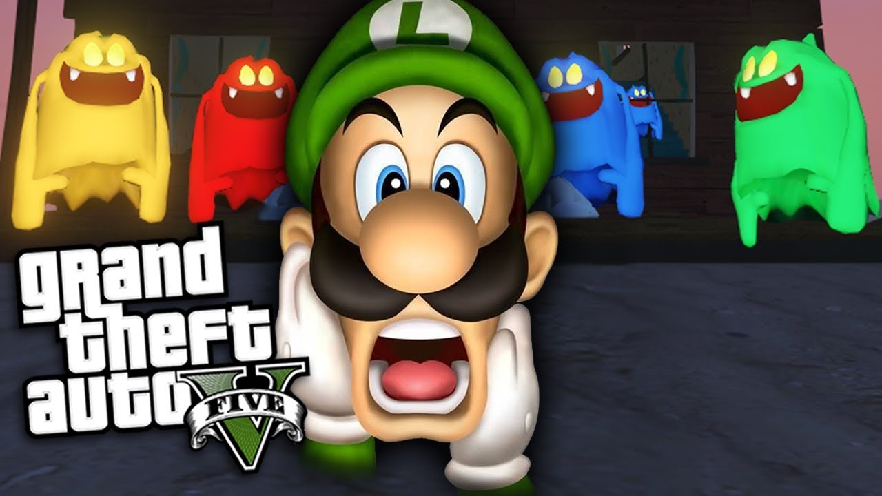 GTA 5 Mods - LUIGI'S MANSION'S 