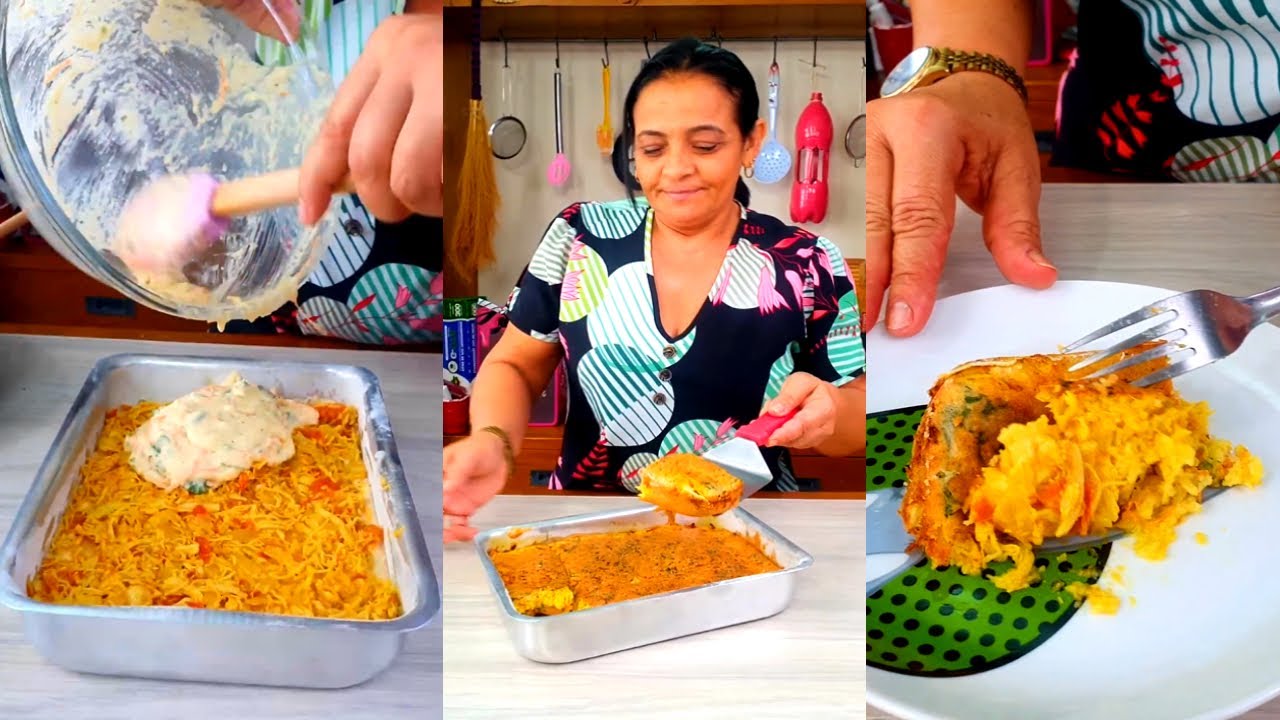 Torta com Massa de Polvilho, F&aacute;cil, R&aacute;pida e Desmancha&nbsp;na&nbsp;Boca