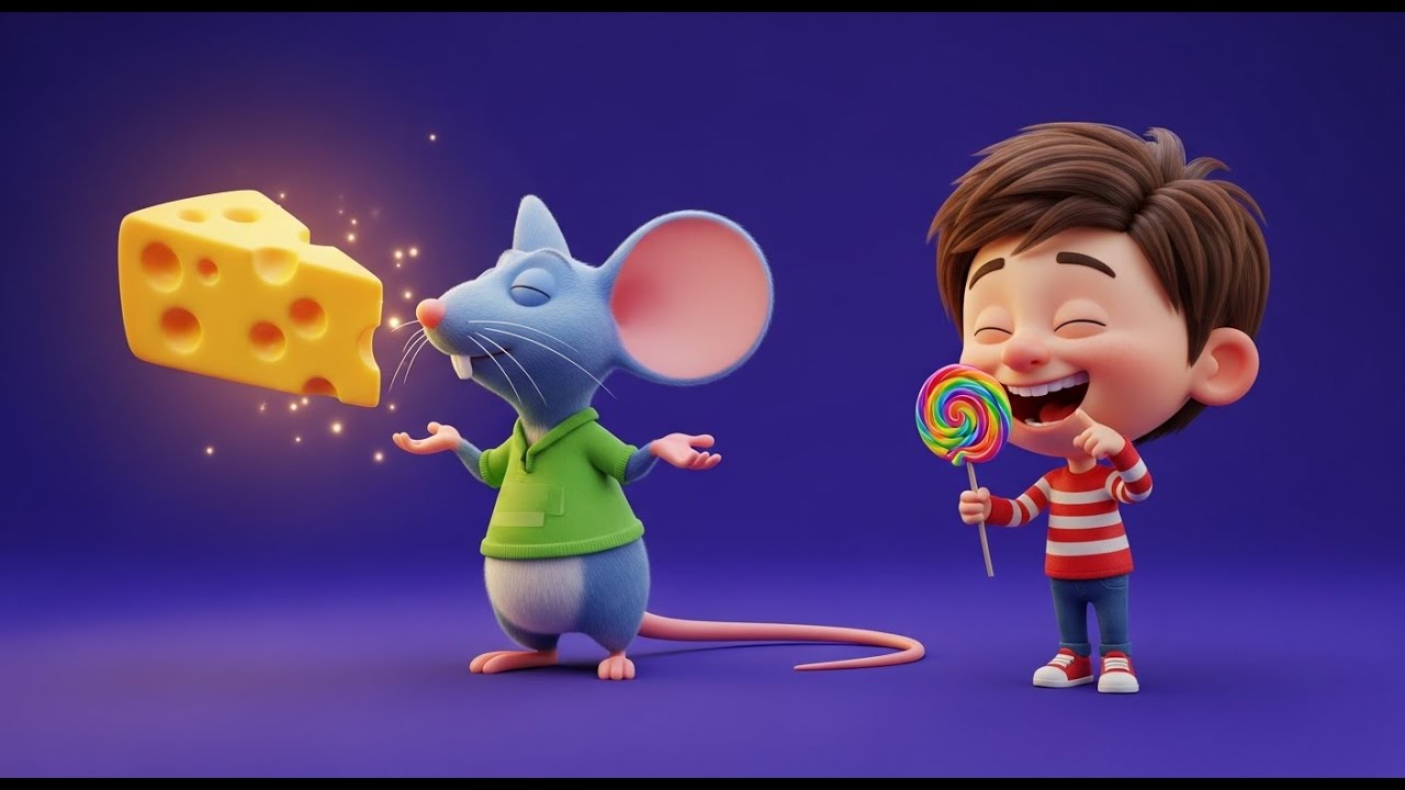 Die Maus, die Lutscher liebte | Kinderlieder & Lernlieder auf Deutsch
