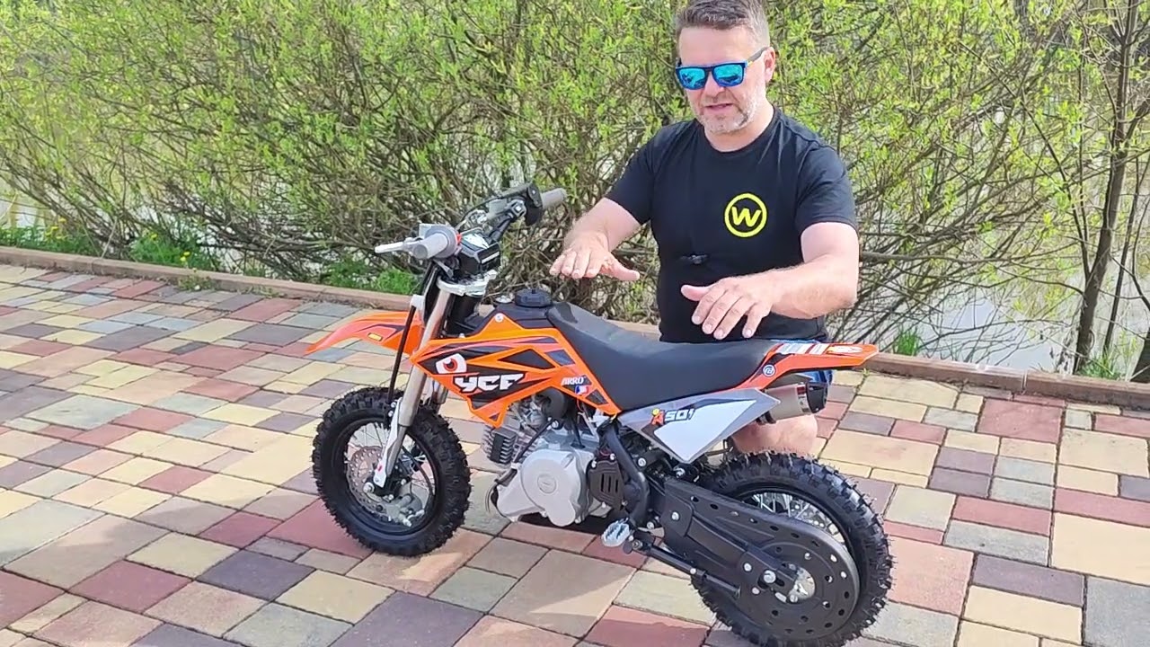 YCF 50 A Dětská motorka s parádní výbavou