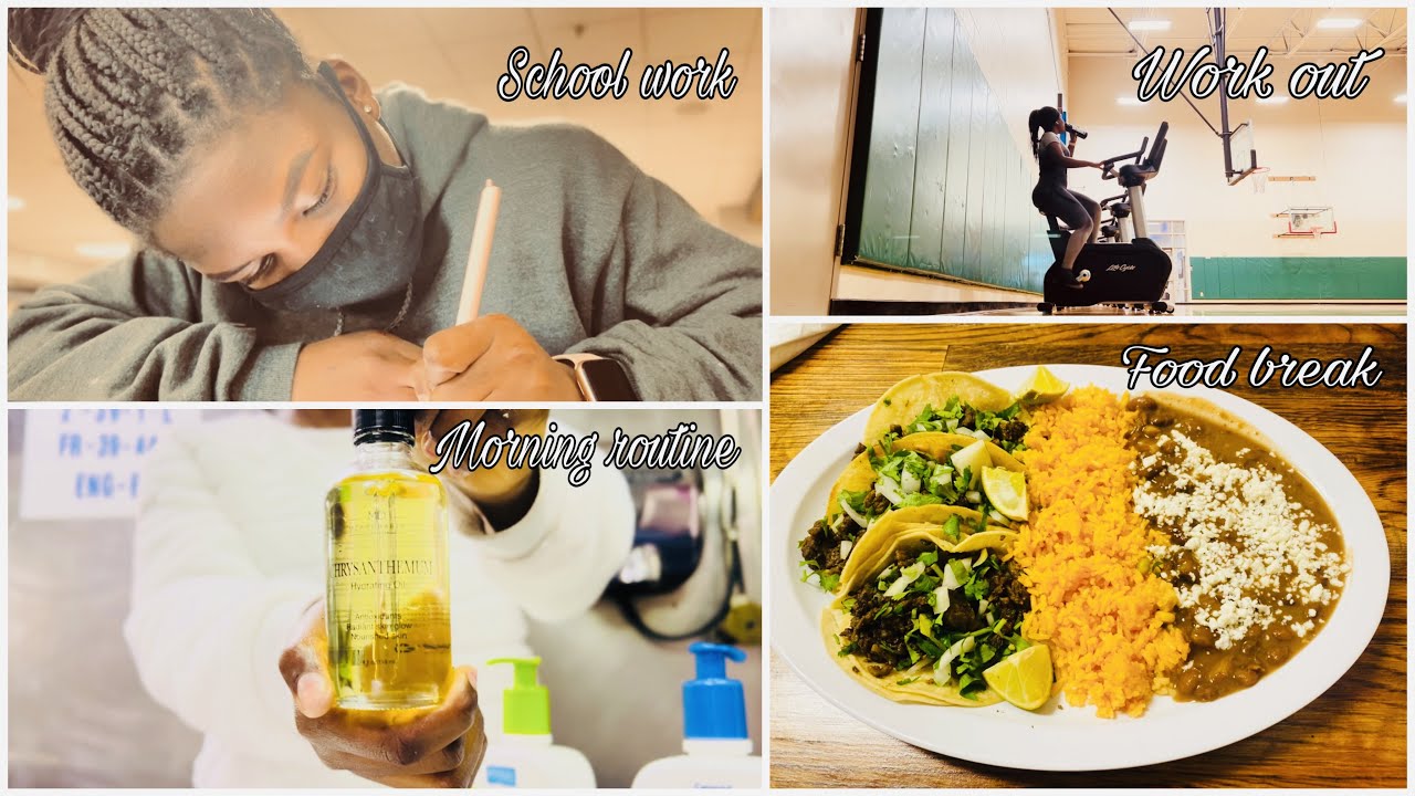 An off day in the life of an active duty/college student. |ship life| |Sandra Zarina|