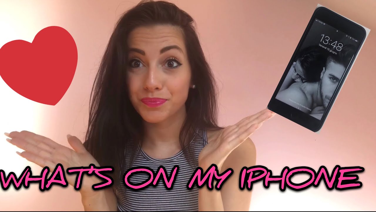 WHAT'S ON MY IPHONE 7 PLUS -  COSA C'è NEL MIO TELEFONO? | CARLOTTA PERUFFO