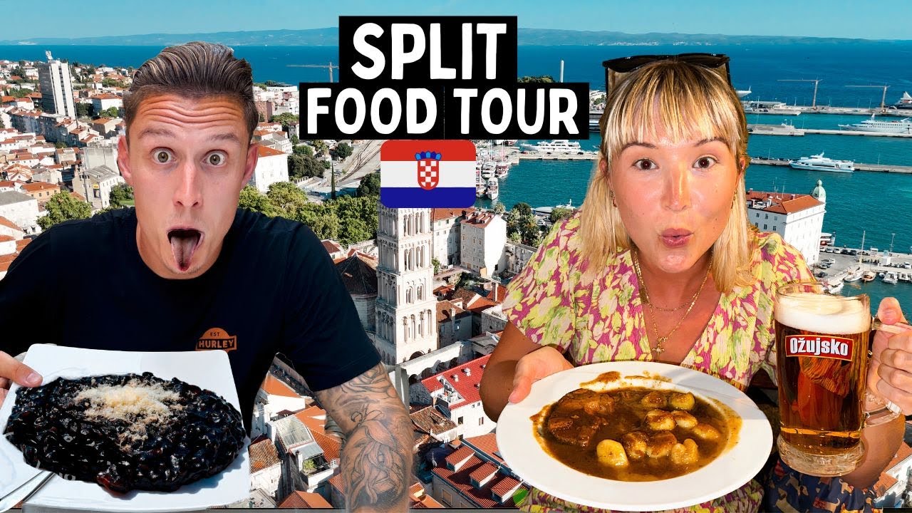 Delicious Croatia Food Tour 🇭🇷 Must Eat SPLIT (food guide)
