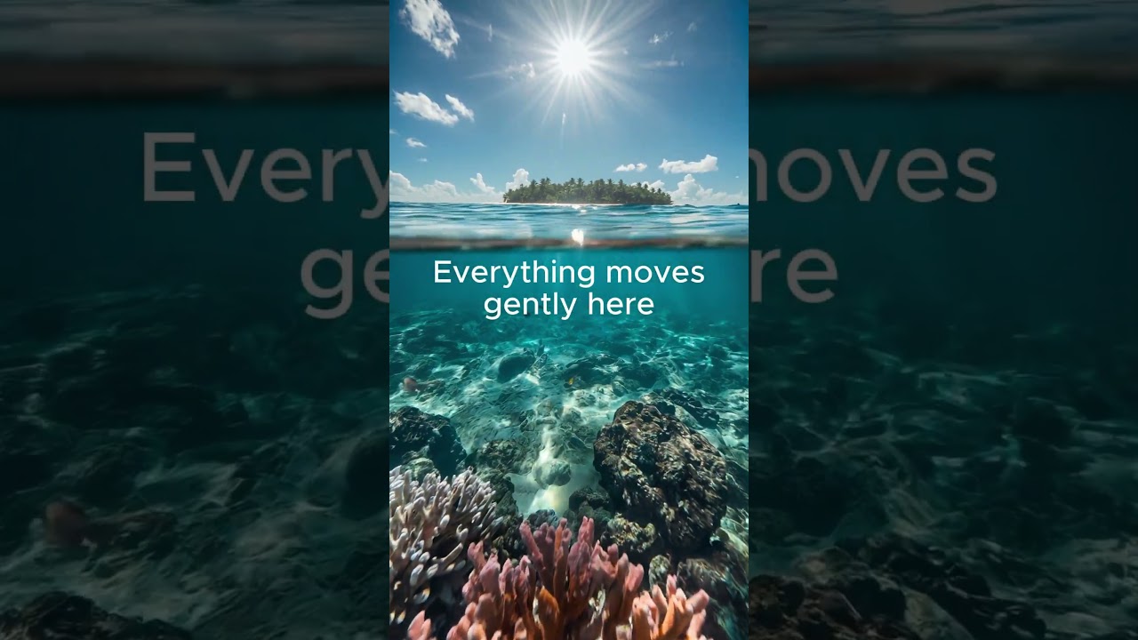 Tropical Arrival: Waves, Reefs & Island Calm / Digital Nature Break
