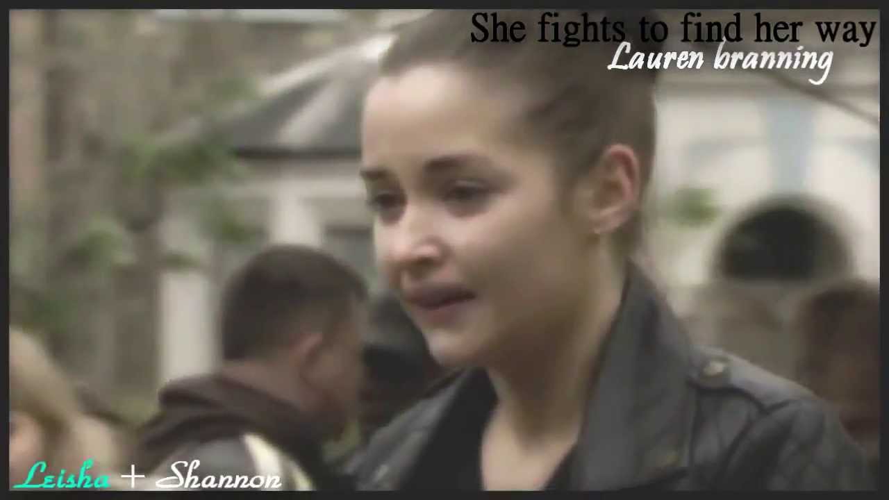 She fights to find her way {Lauren Branning} with Leisha) (EASTENDERS)