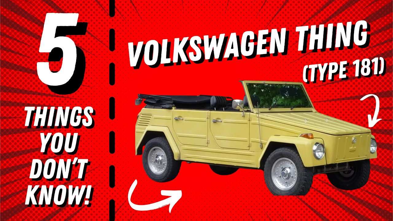 5 фактов, которые вы не знали о Volkswagen Thing (Type 181)