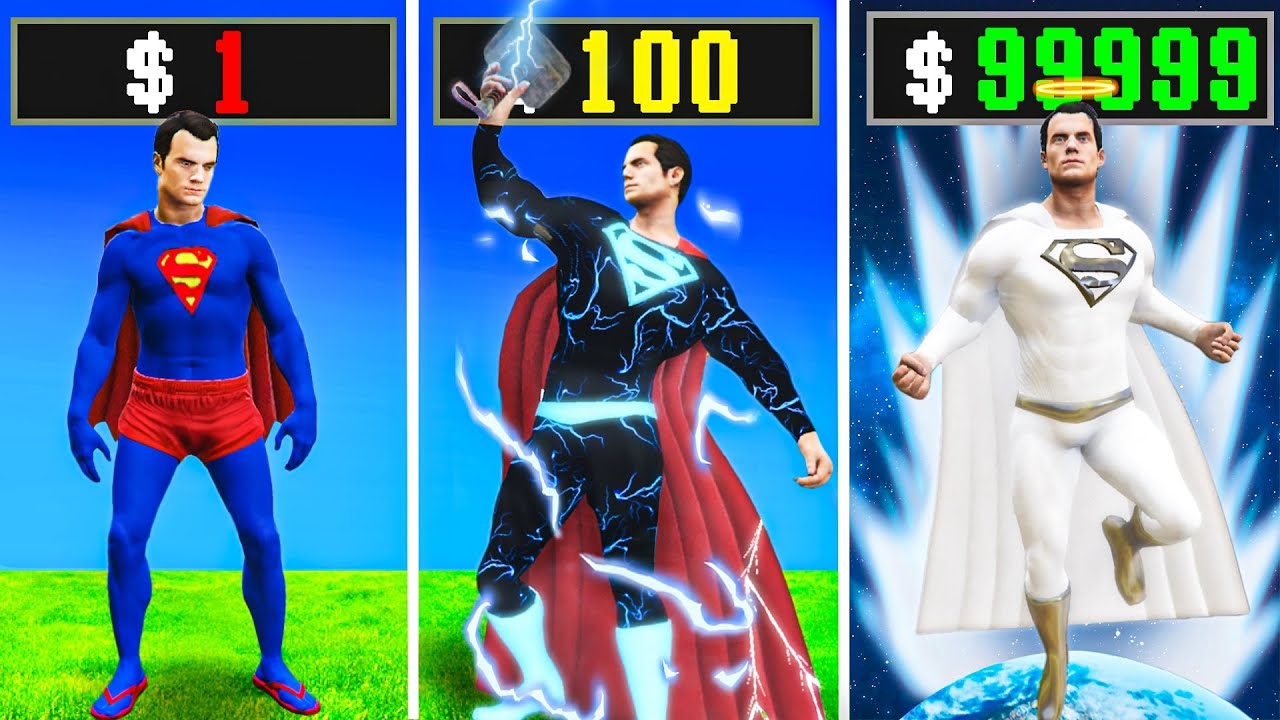 From $1 SUPERMAN to $1,000,000 SUPERMAN in GTA 5