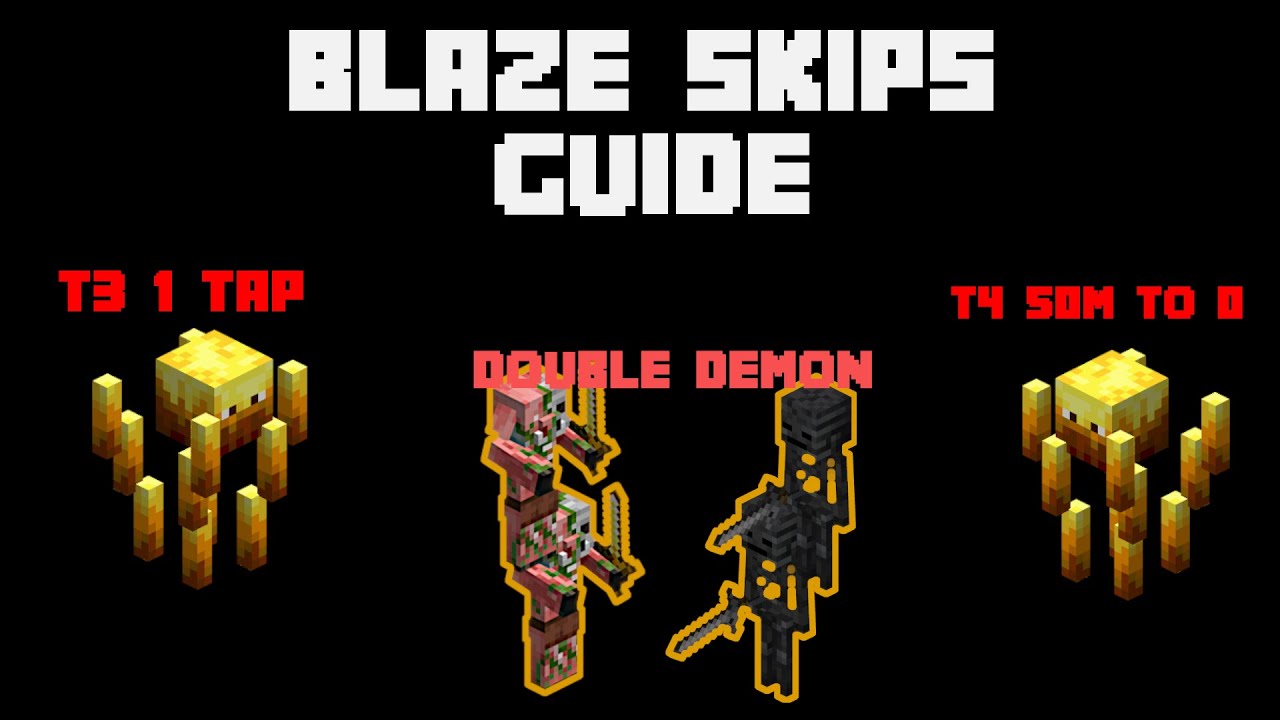 Как выполнить ВСЕ ПРОПУСКИ в Blaze Slayer (Hypixel Skyblock) (исправлено)