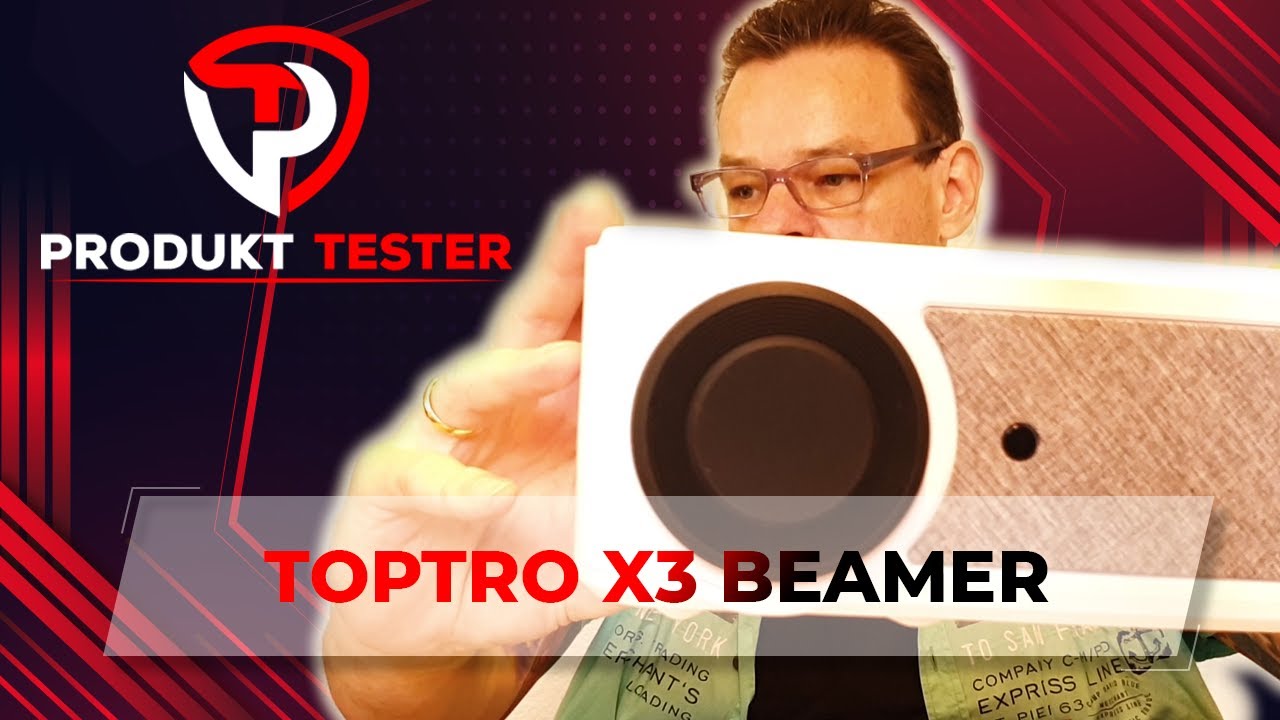 Produkttester Review Deutsch TOPTRO X3 Beamer