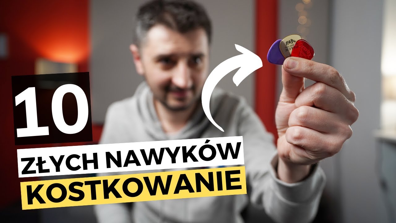 10 błędów początkujących - KOSTKOWANIE na gitarze akustycznej