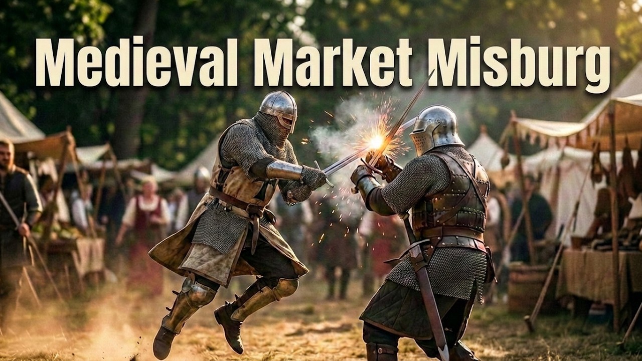 Mittelaltermarkt Misburg 2025 Marktvolk Ritter Schwertkämpfe Mittelaltertänze #Mittelaltermarkt