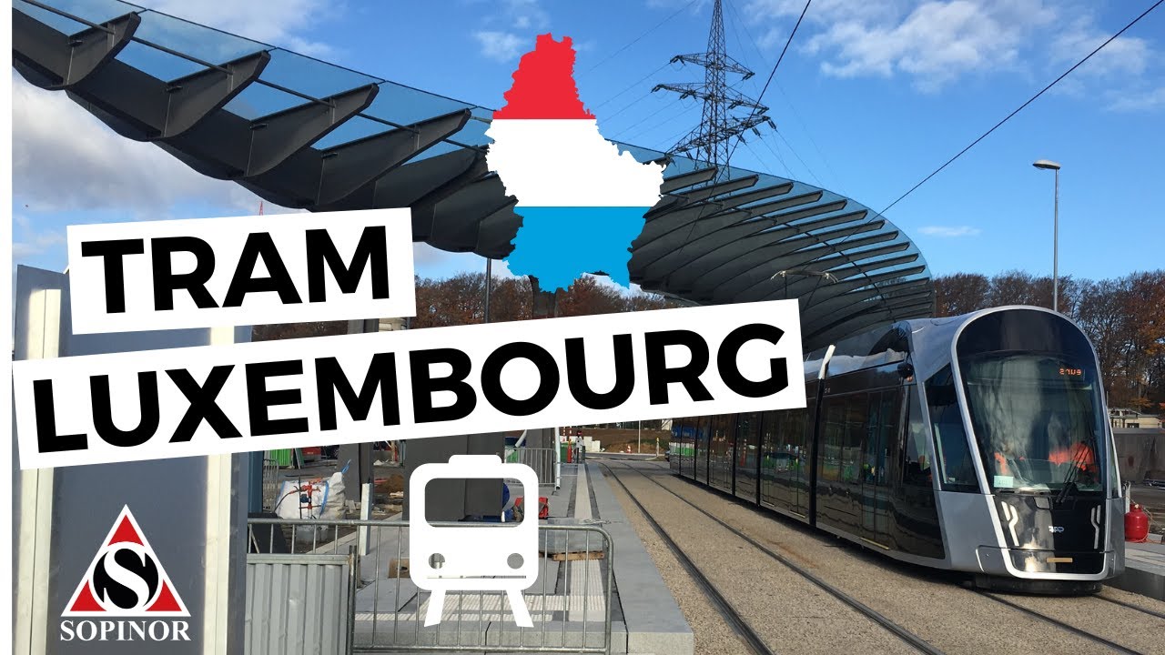 SOPINOR Constructions - Construction du tramway à Luxembourg