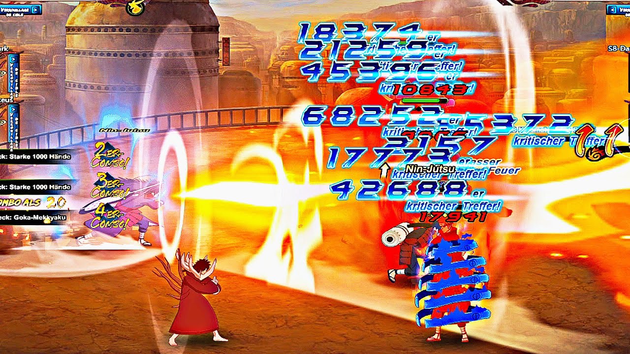 The most INSANE DAMAGE of Cross-Server Great Ninja War! | Naruto Online