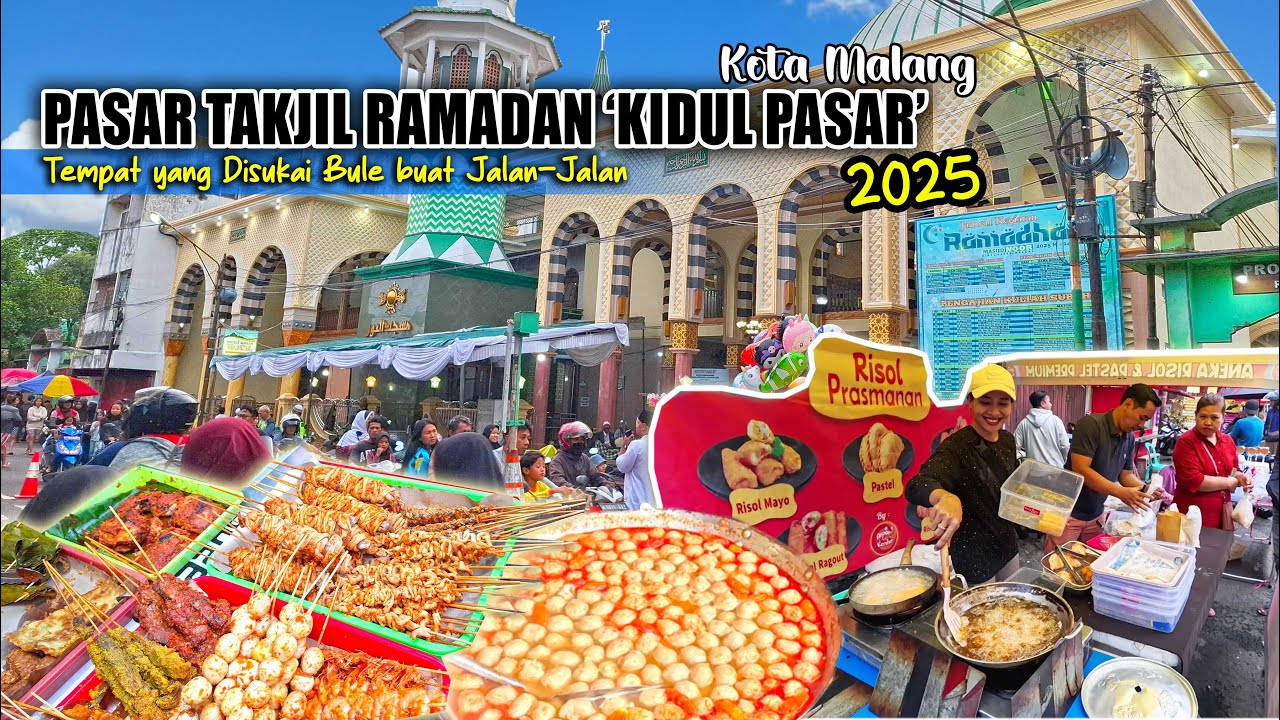 NGABUBURIT DI PASAR TAKJIL KIDUL PASAR MALANG 2025