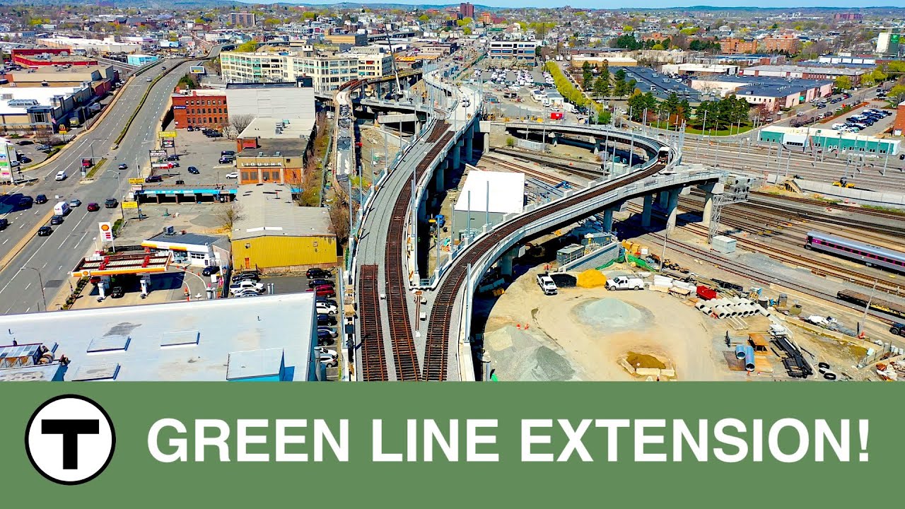 MBTA GLX! May 2021 Green Line Extension Construction Update!