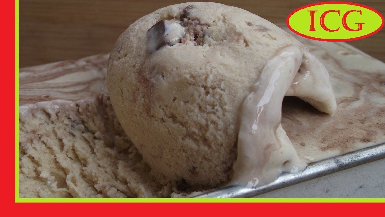 Helado casero de café