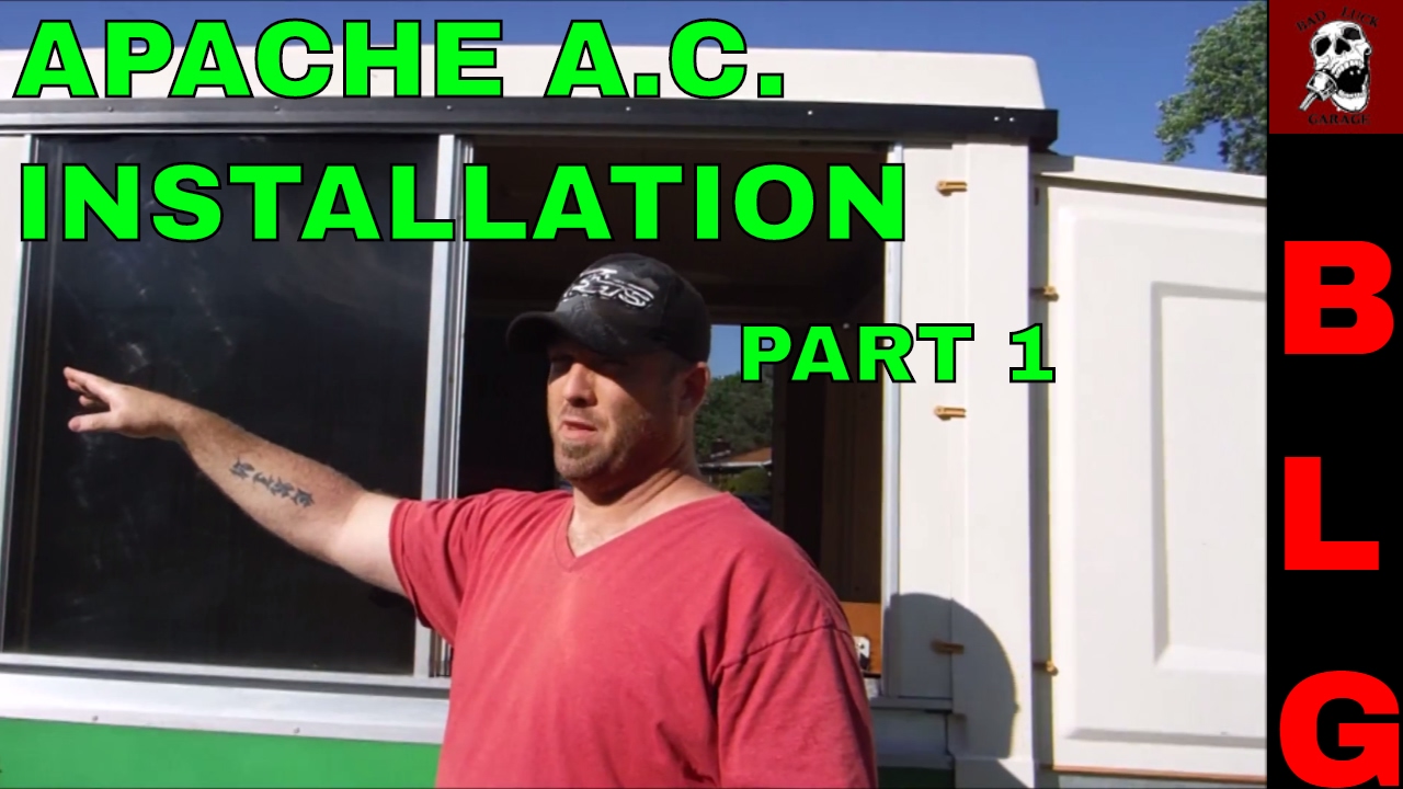 Установка кондиционера Apache Camper, часть 1