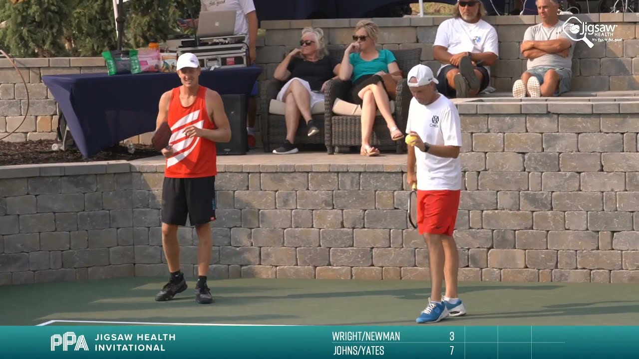 PPA Jigsaw Health Mens Match #2 Ben Johns/Kyle Yates vs Riley Newman/Matt Wright -- Pro Pickleball