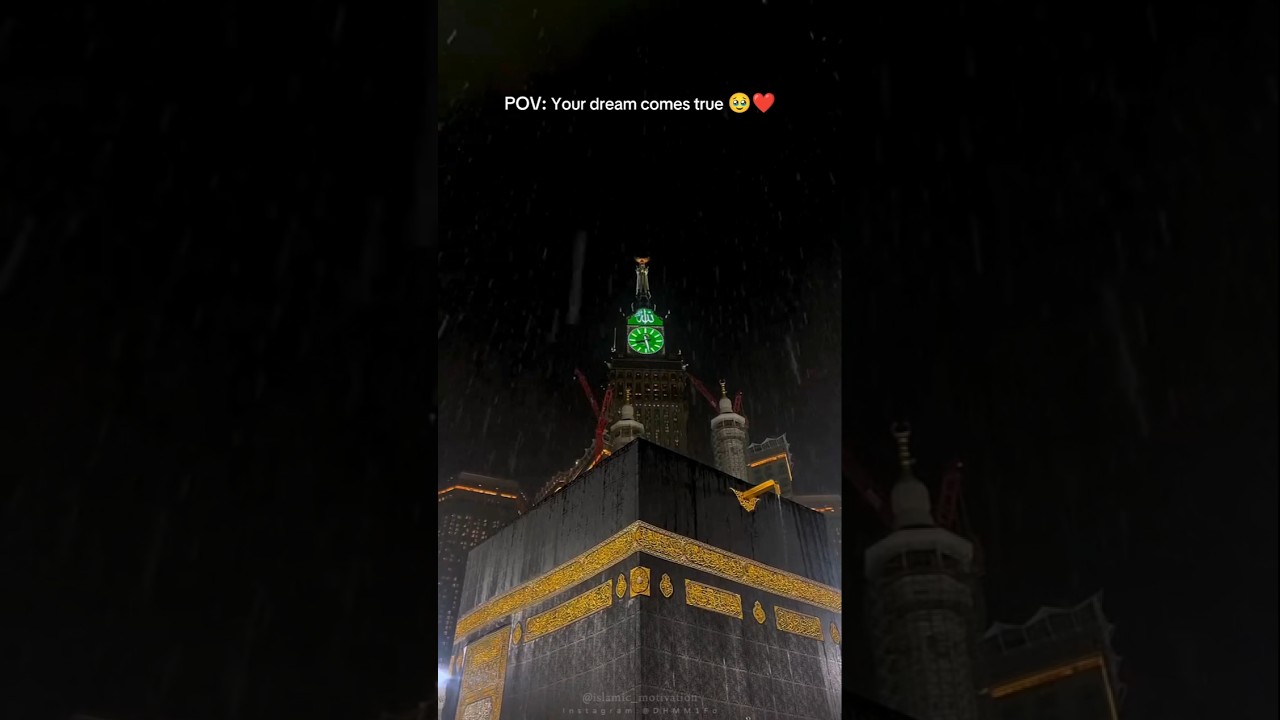 POV: Your dream comes true 🥹❤️🕋 #islamic #makkah #kaaba #islamicvideo #dream #muslim #islam #shorts