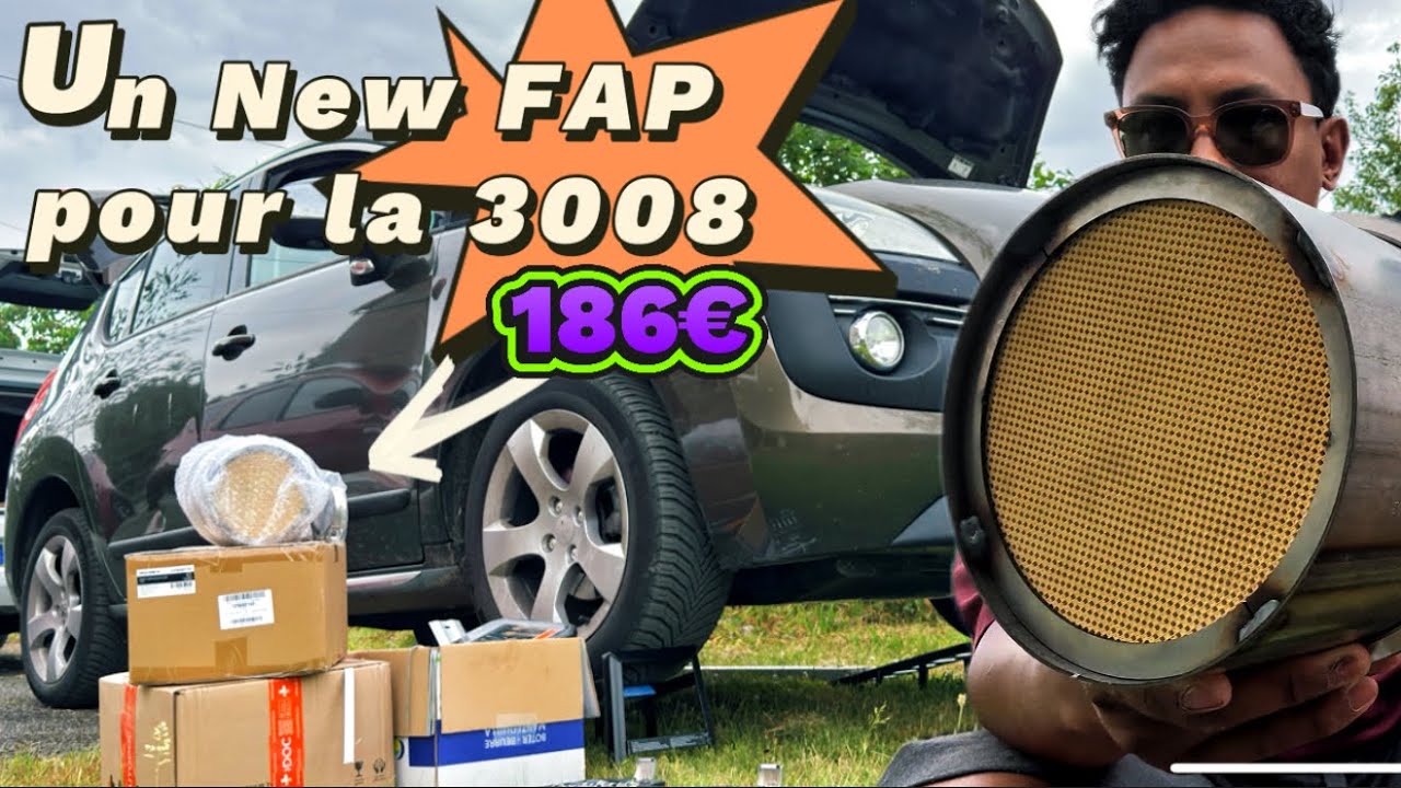 CHANGER LE FAP ( Filtre à particules ) Peugeot 3008 1,6 HDI 110 ch