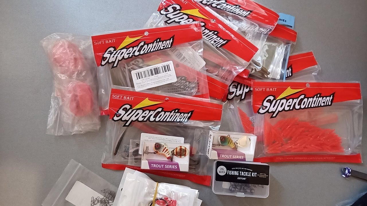 UNBOXING LEURRE ALIEXPRESS POUR LA SAISON CARNASSIER 2024