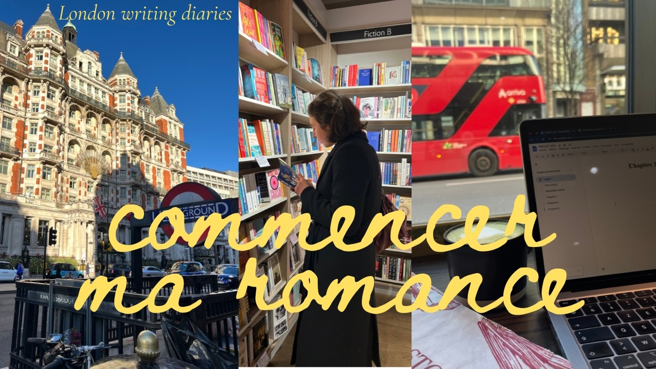 je commence un nouveau roman (vlog d'écriture à Londres)