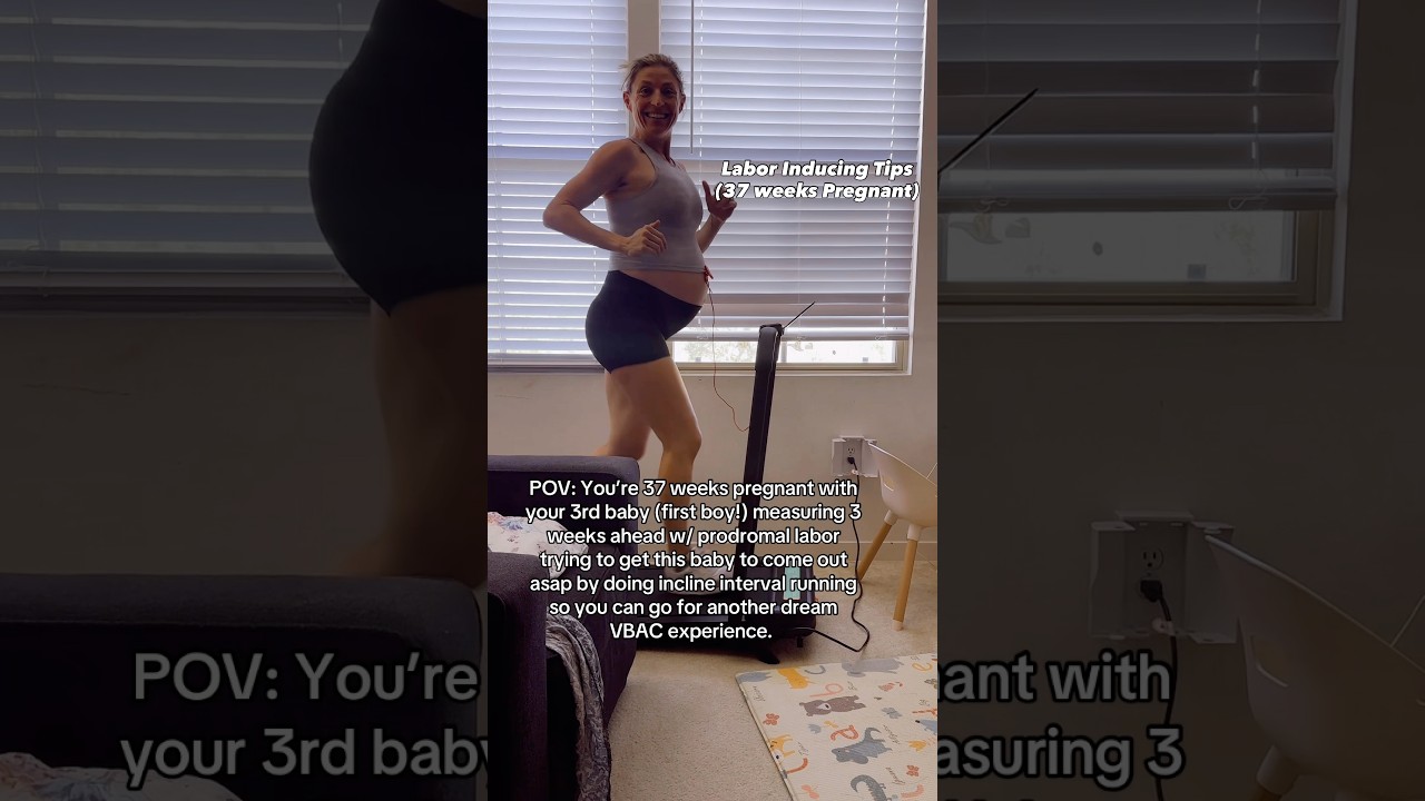 Labor Inducing Tips: 37 Weeks Pregnant Big Baby! #mom #labor #doctor #rn #pregnancy #vbac #pt #fyp
