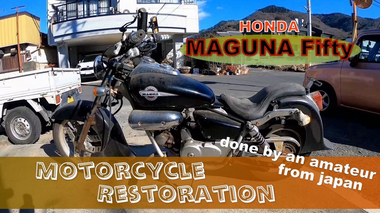 MOTORCYCLE RESTORATION 　from japan  『HONDA  MAGNA fifty』