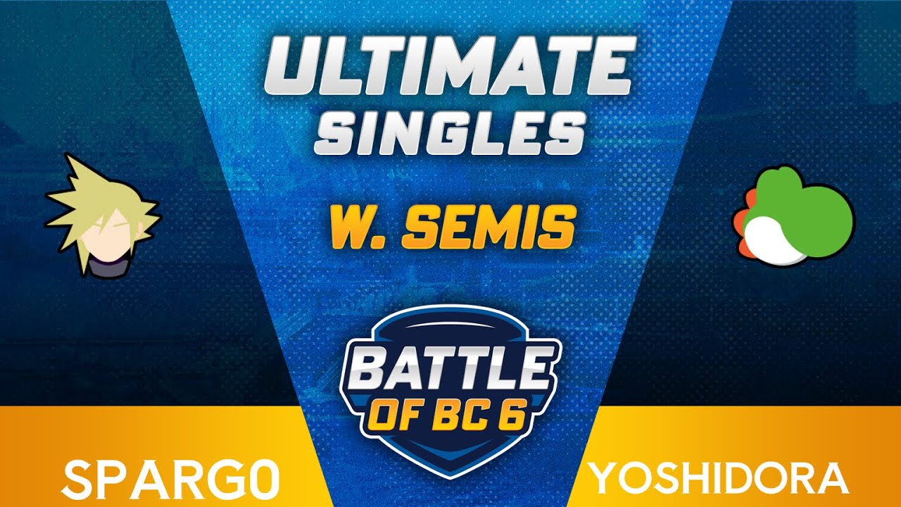 Sparg0 (Cloud) vs Yoshidora (Yoshi) - Ultimate Singles Winners Semi-Final - Battle of BC 6