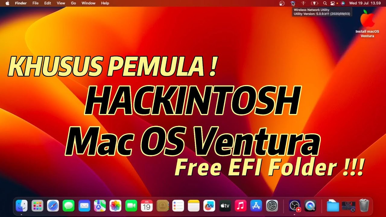 TUTORIAL LENGKAP HACKINTOSH MAC OS VENTURA PEMULA - Step By Step - BANG TUTOR INDONESIA