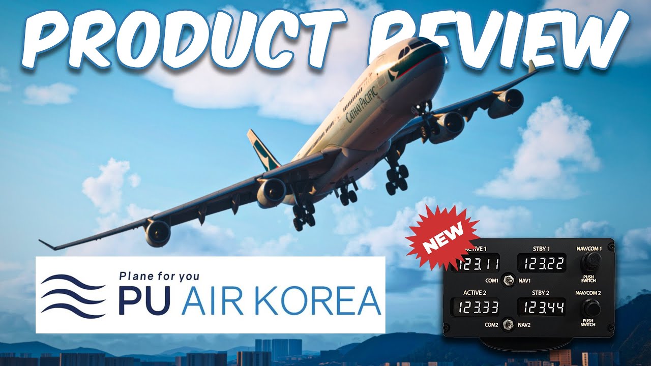 This will elevate your Vatsim experience  PU Air Korea Radio Panel Review and Set up | #msfs #vatsim