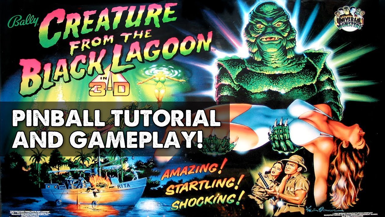 Creature from the Black Lagoon pinball (Bally, 1992) 4/12/18 