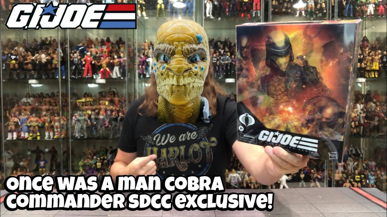 Once Was A Man Cobra Commander GIJOE Classified SDCC Exclusive!
