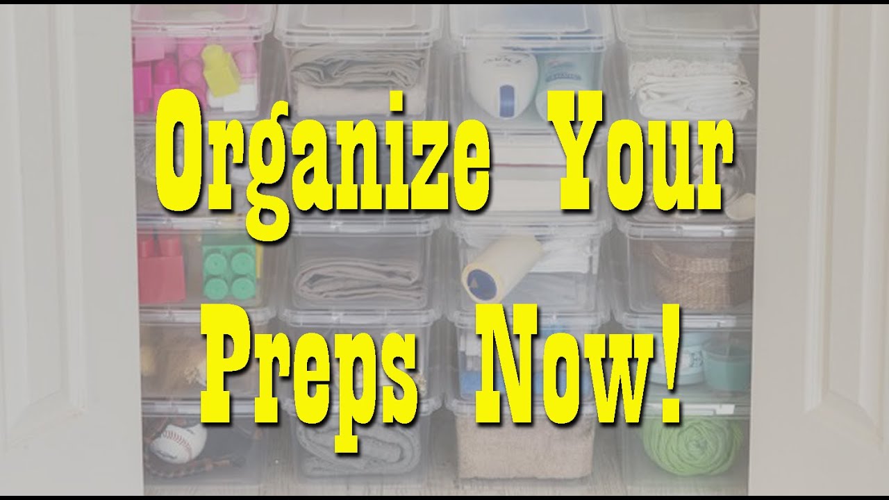 Organize Your Prepper Pantry & Supplies Today! Preparedness