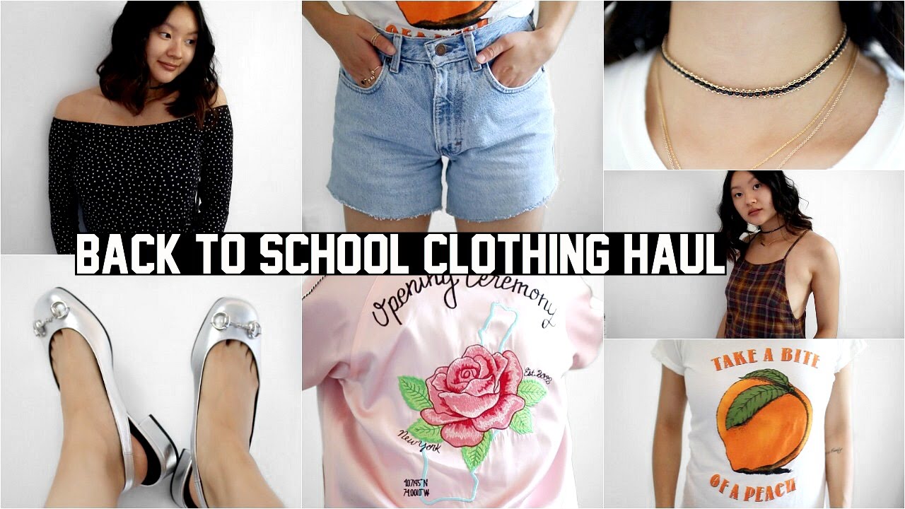 BACK TO SCHOOL TRY-ON CLOTHING HAUL 2016!