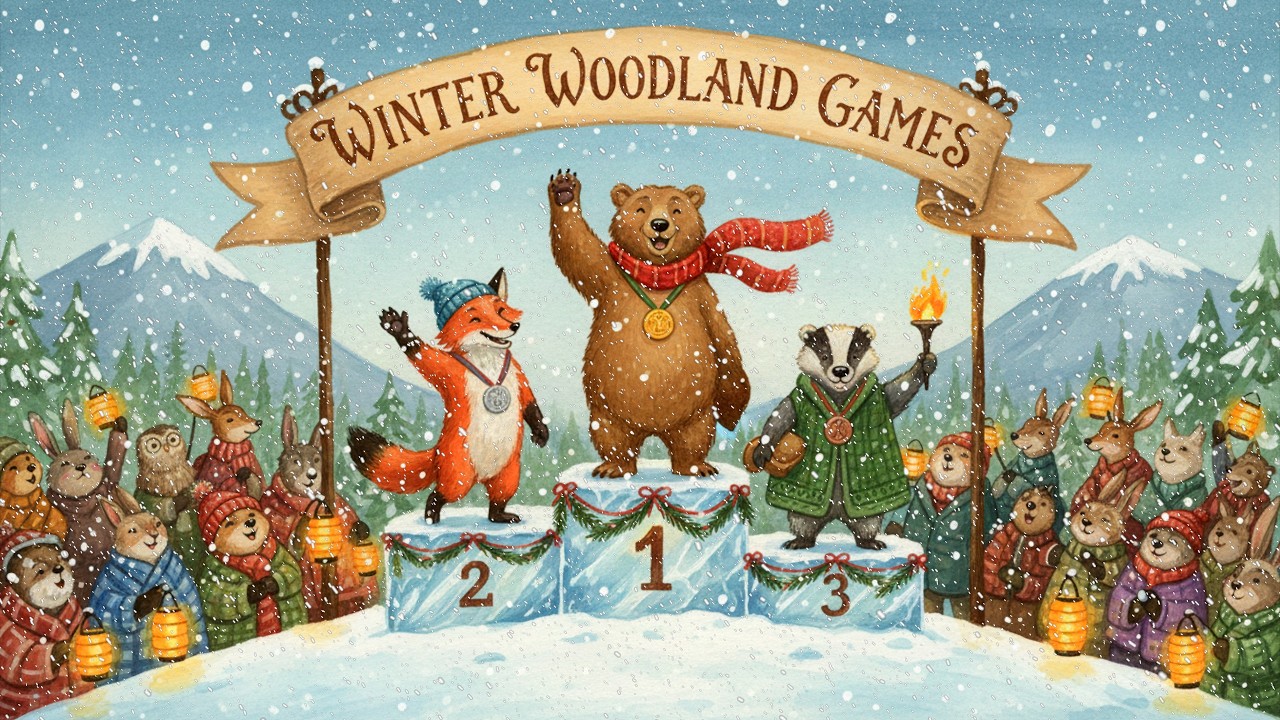 Catch the Olympic Spirit & Let the Games Begin! A Charming Northwood Winter Olympics Ambient Video!
