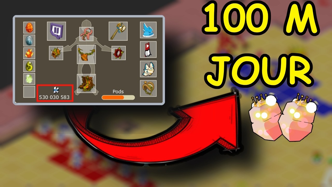 100 Millions de KAMAS par jour c'est possible - DOFUS RETRO