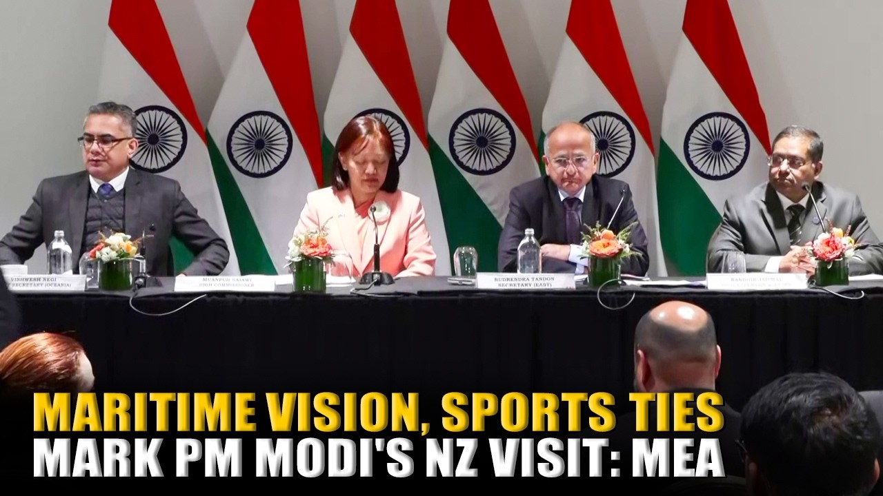 From shared Maritime vision to Sports ties, MEA Highlights PM Modi&rsquo;s New Zealand visit