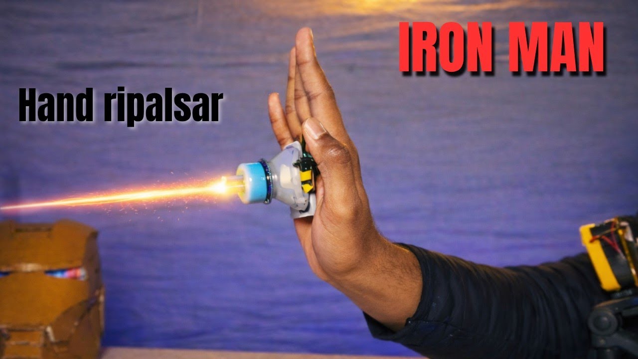 DIY Iron Man Hand Repulsor | Jugaad Se Banaya hand repulsor project 