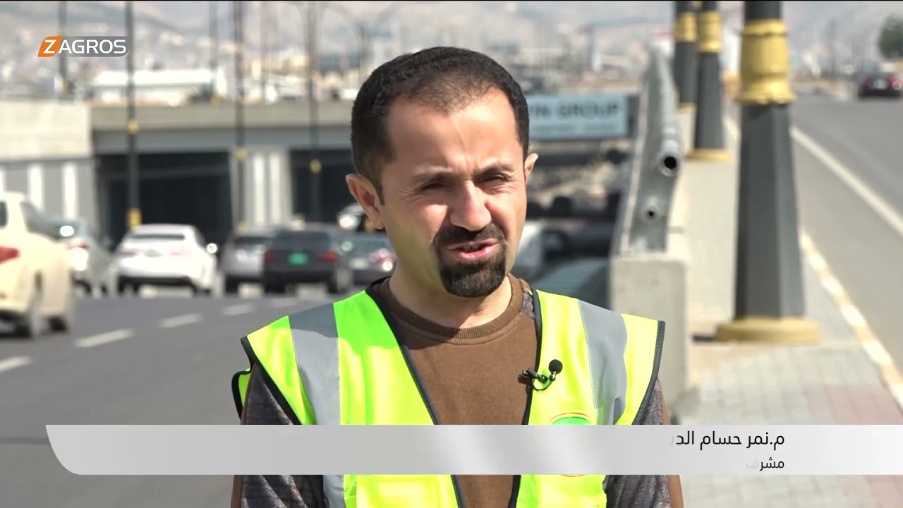دهوك..   استمرار العمل في مشروع استبدال الإشارات الضوئية بجسور وأنفاق