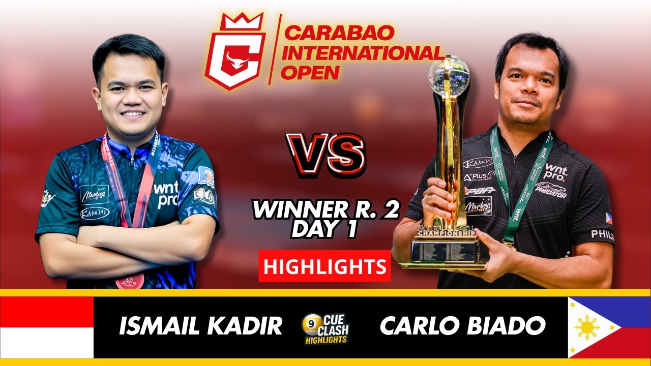 Carlo Biado vs Ismail Kadir | Winner Round 2 | 2026 Carabao International Open Highlights