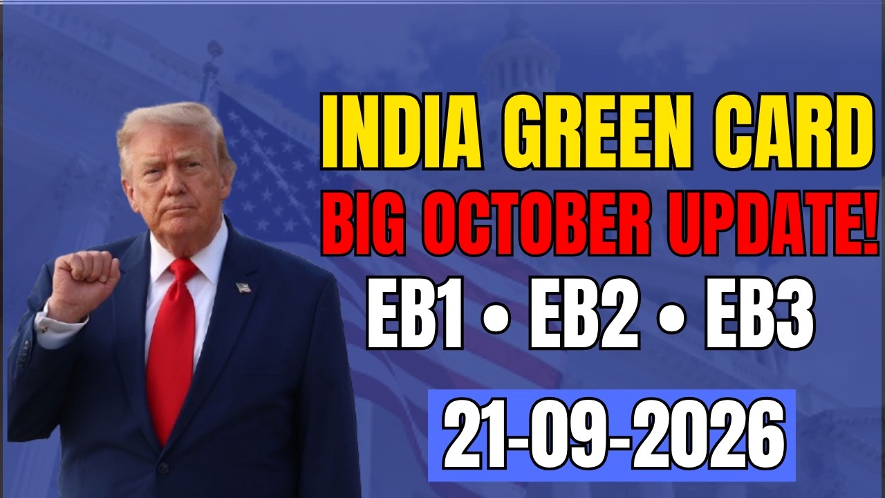 October 2026 Green Card Predictions  EB1, EB2 & EB3 India Visa Bulletin 1080p