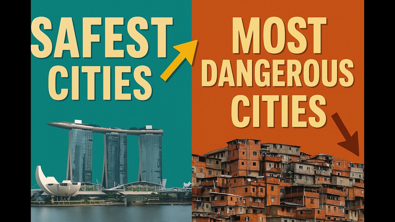 Top 5 Safest and Most Dangerous Cities in the World (2025 Update)